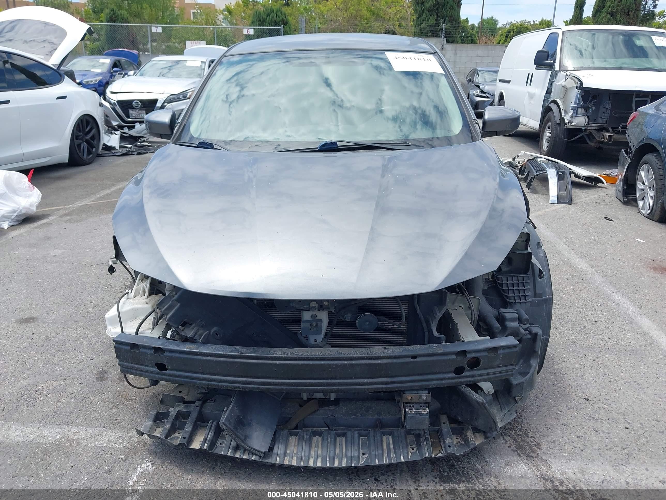 2019 Nissan Sentra S Gray vin: 3N1AB7AP7KY298075