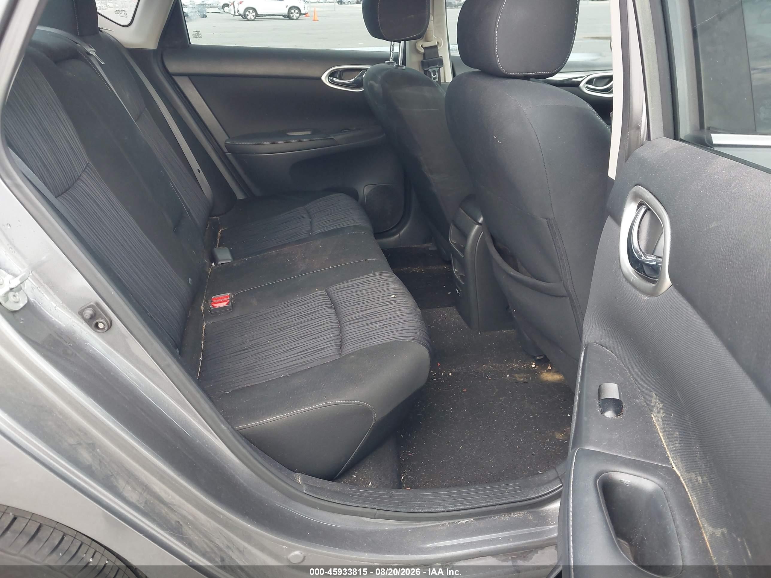 2019 Nissan Sentra Sv Gray vin: 3N1AB7AP7KY361594