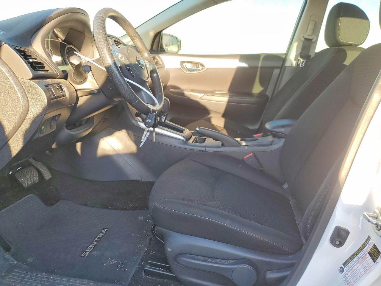 2019 Nissan Sentra S White vin: 3N1AB7AP7KY380114