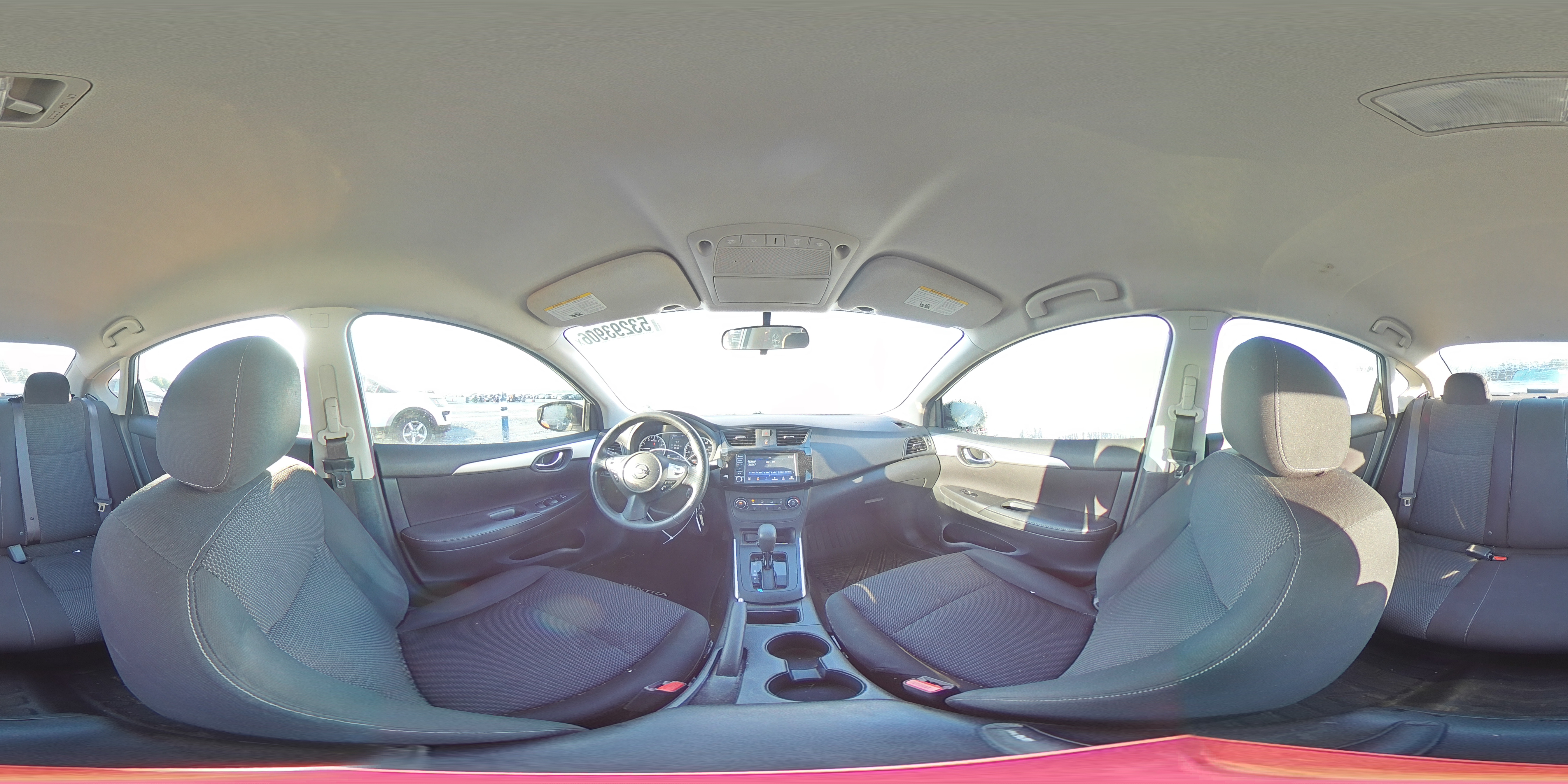 2019 Nissan Sentra S White vin: 3N1AB7AP7KY380114