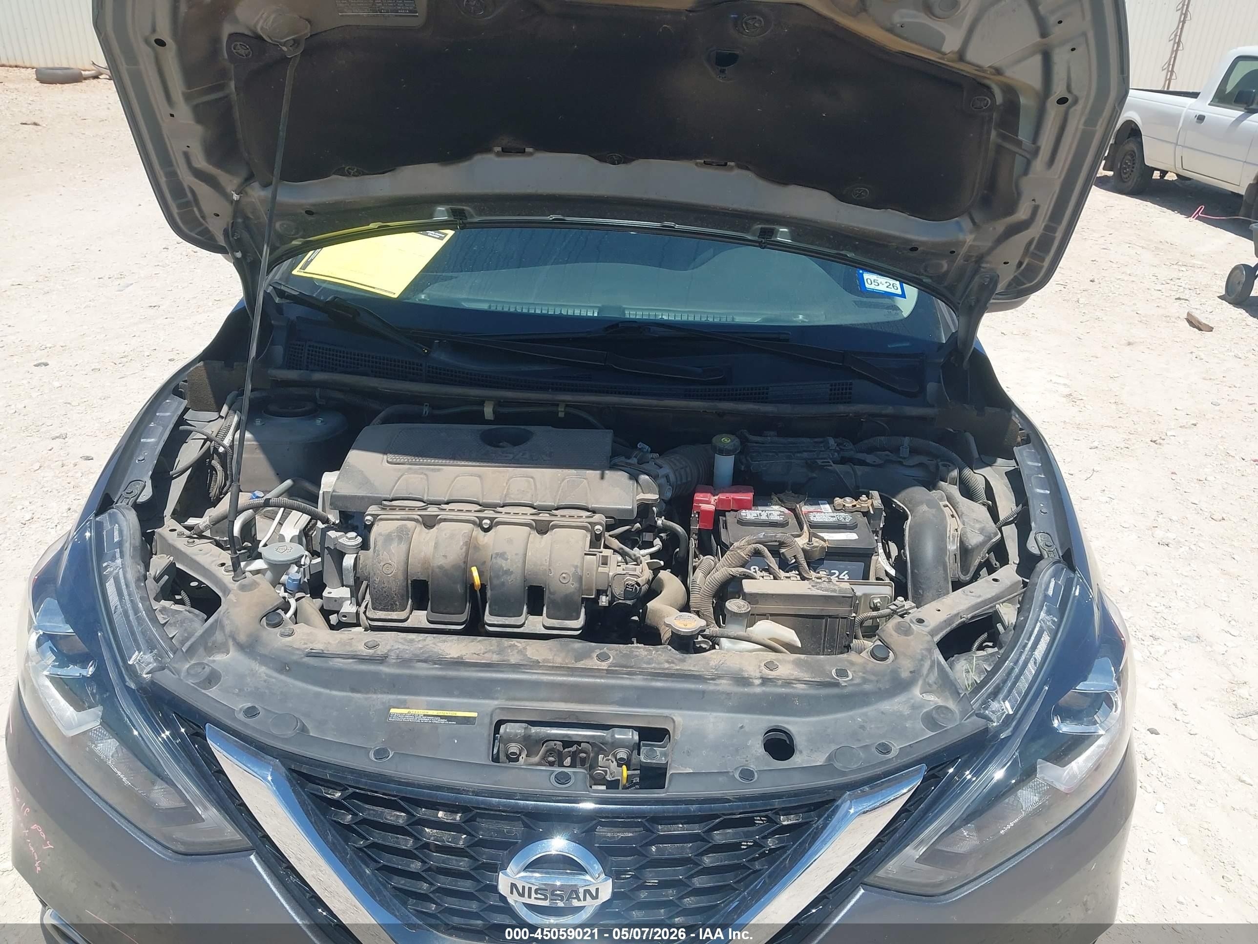 2019 Nissan Sentra Sr Gray vin: 3N1AB7AP7KY446306