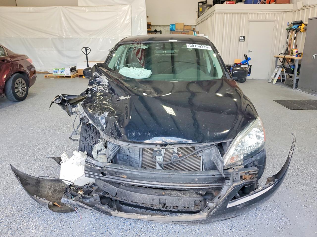 2013 Nissan Sentra S Black vin: 3N1AB7AP8DL609092