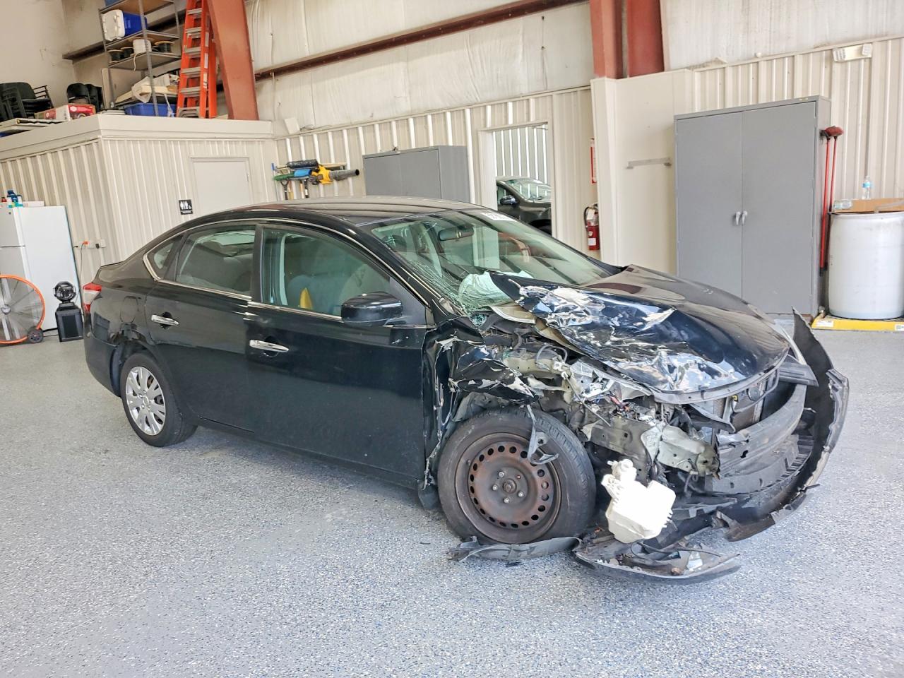 2013 Nissan Sentra S Black vin: 3N1AB7AP8DL609092
