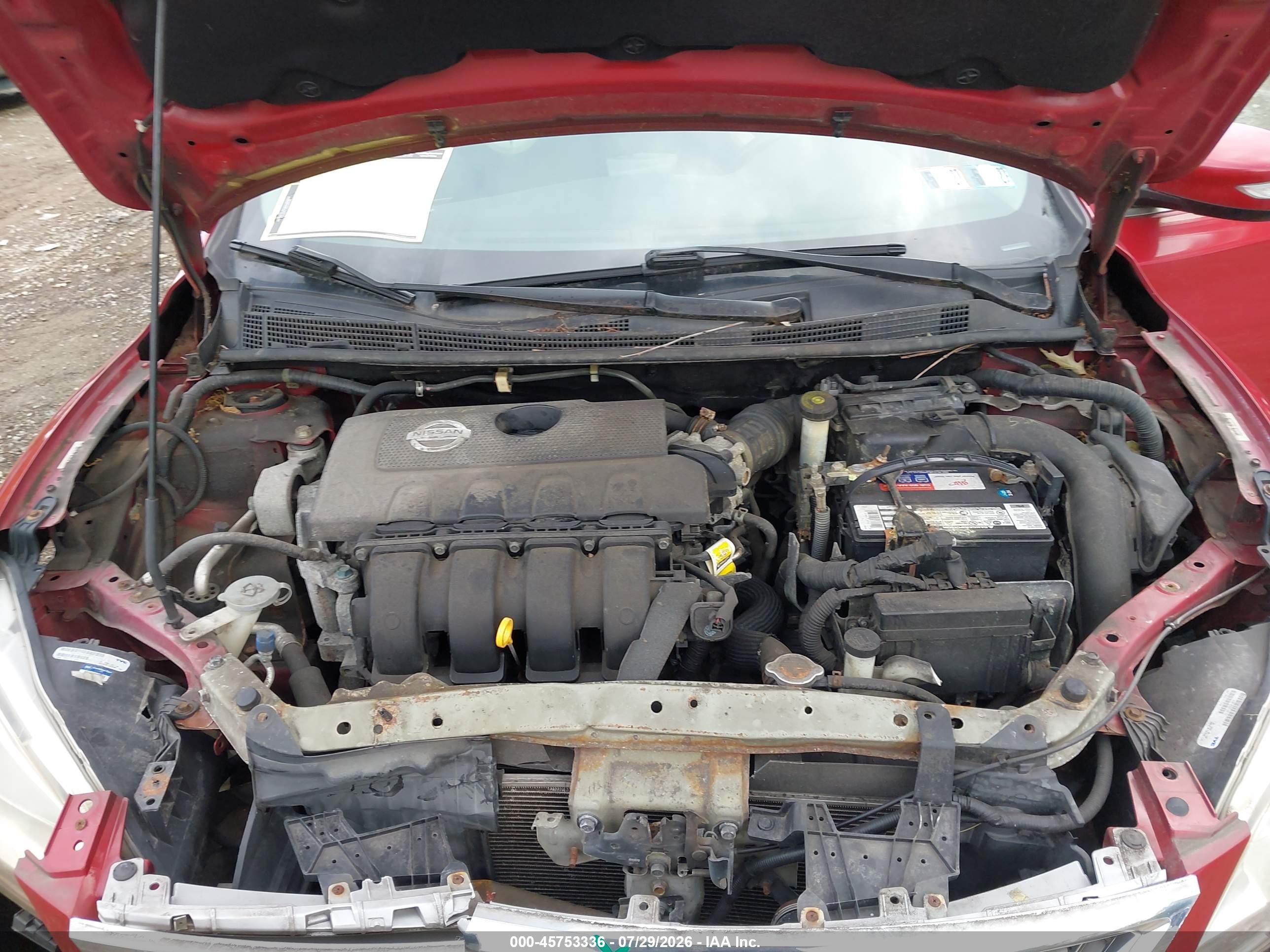 2013 Nissan Sentra Sl Red vin: 3N1AB7AP8DL610713