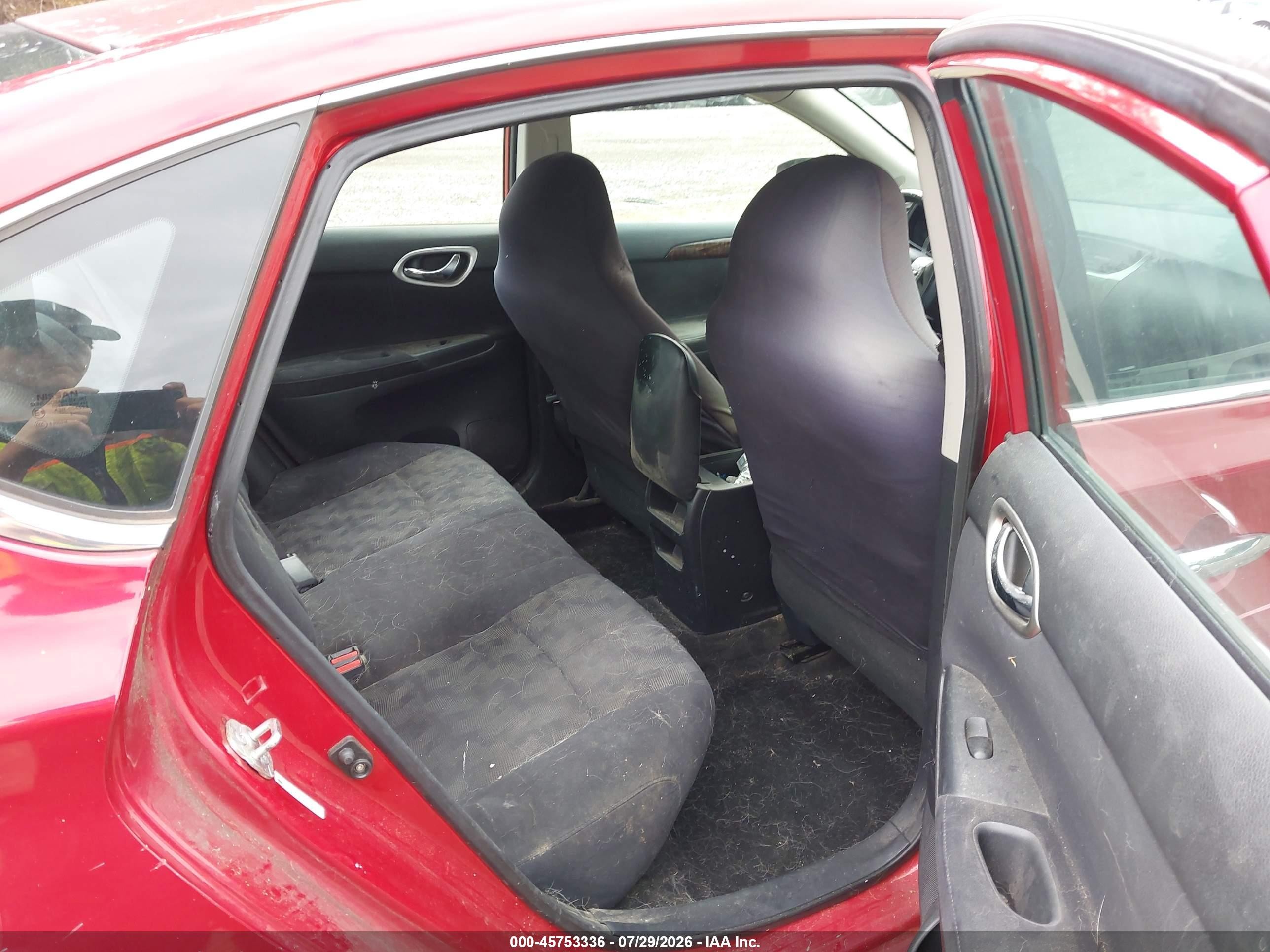 2013 Nissan Sentra Sl Red vin: 3N1AB7AP8DL610713