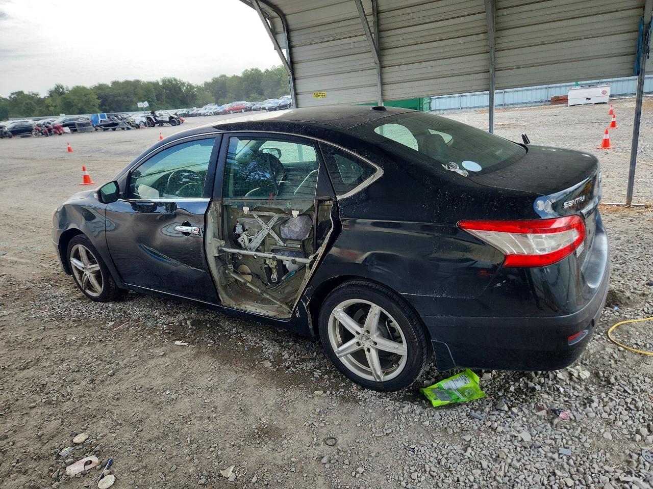 2013 Nissan Sentra S Black vin: 3N1AB7AP8DL622540