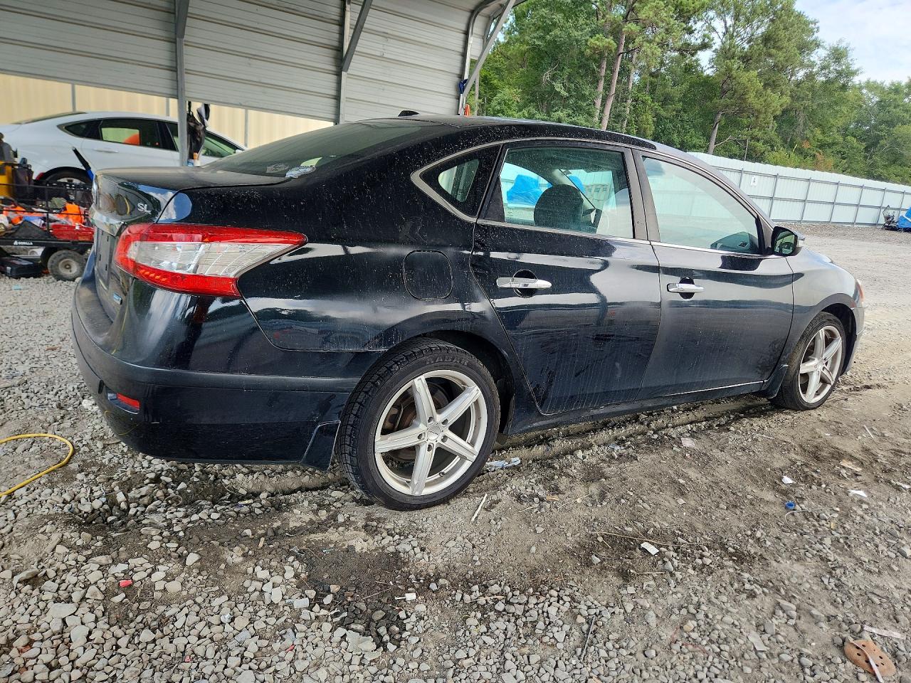 2013 Nissan Sentra S Black vin: 3N1AB7AP8DL622540