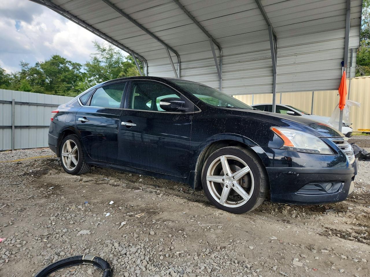 2013 Nissan Sentra S Black vin: 3N1AB7AP8DL622540