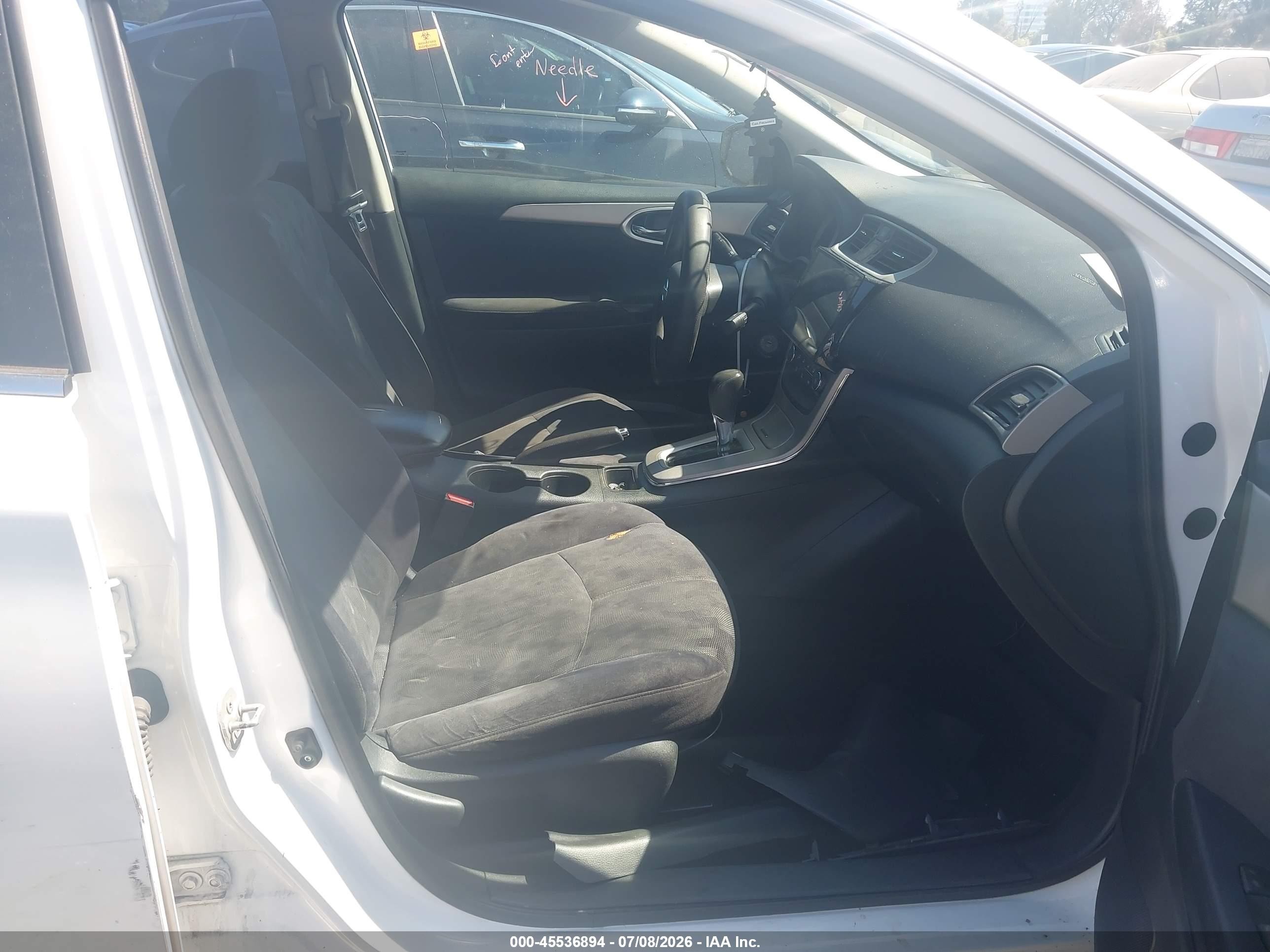 2013 Nissan Sentra Sv White vin: 3N1AB7AP8DL624126