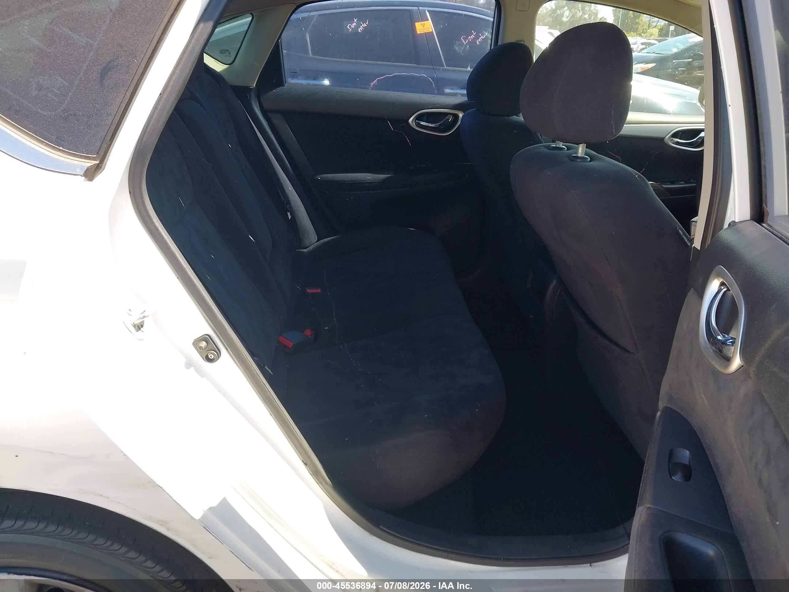 2013 Nissan Sentra Sv White vin: 3N1AB7AP8DL624126