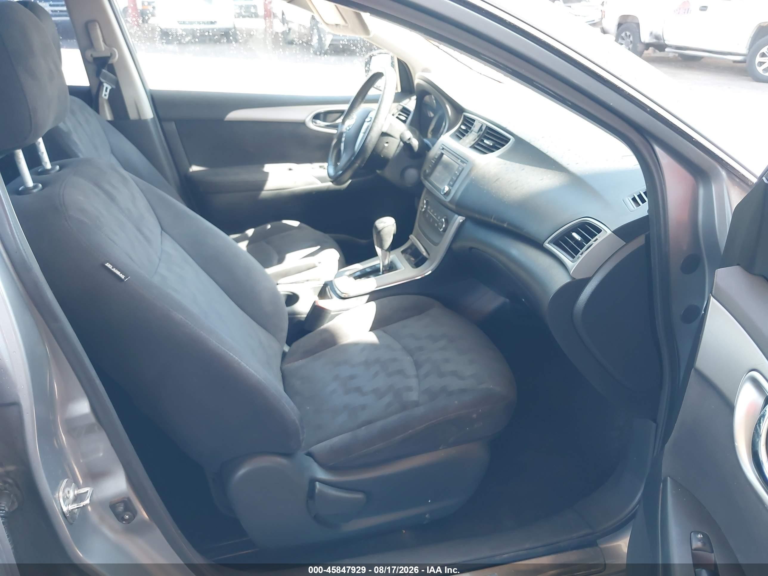 2013 Nissan Sentra Sv Gray vin: 3N1AB7AP8DL632694