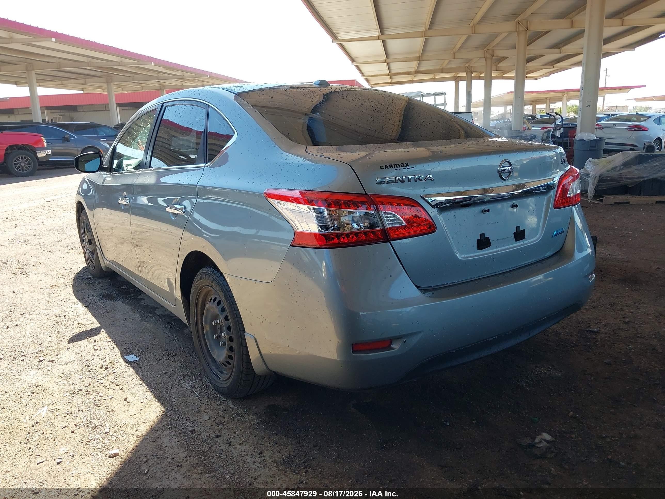 2013 Nissan Sentra Sv Gray vin: 3N1AB7AP8DL632694