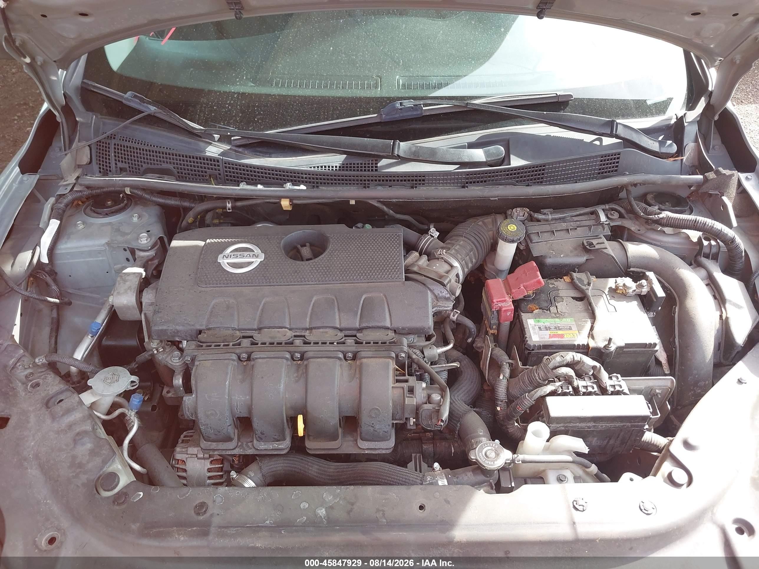 2013 Nissan Sentra Sv Gray vin: 3N1AB7AP8DL632694