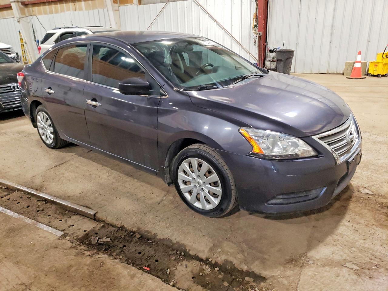 2013 Nissan Sentra S Charcoal vin: 3N1AB7AP8DL634106