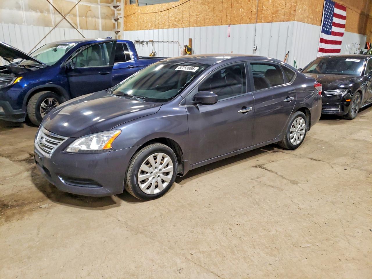 2013 Nissan Sentra S Charcoal vin: 3N1AB7AP8DL634106