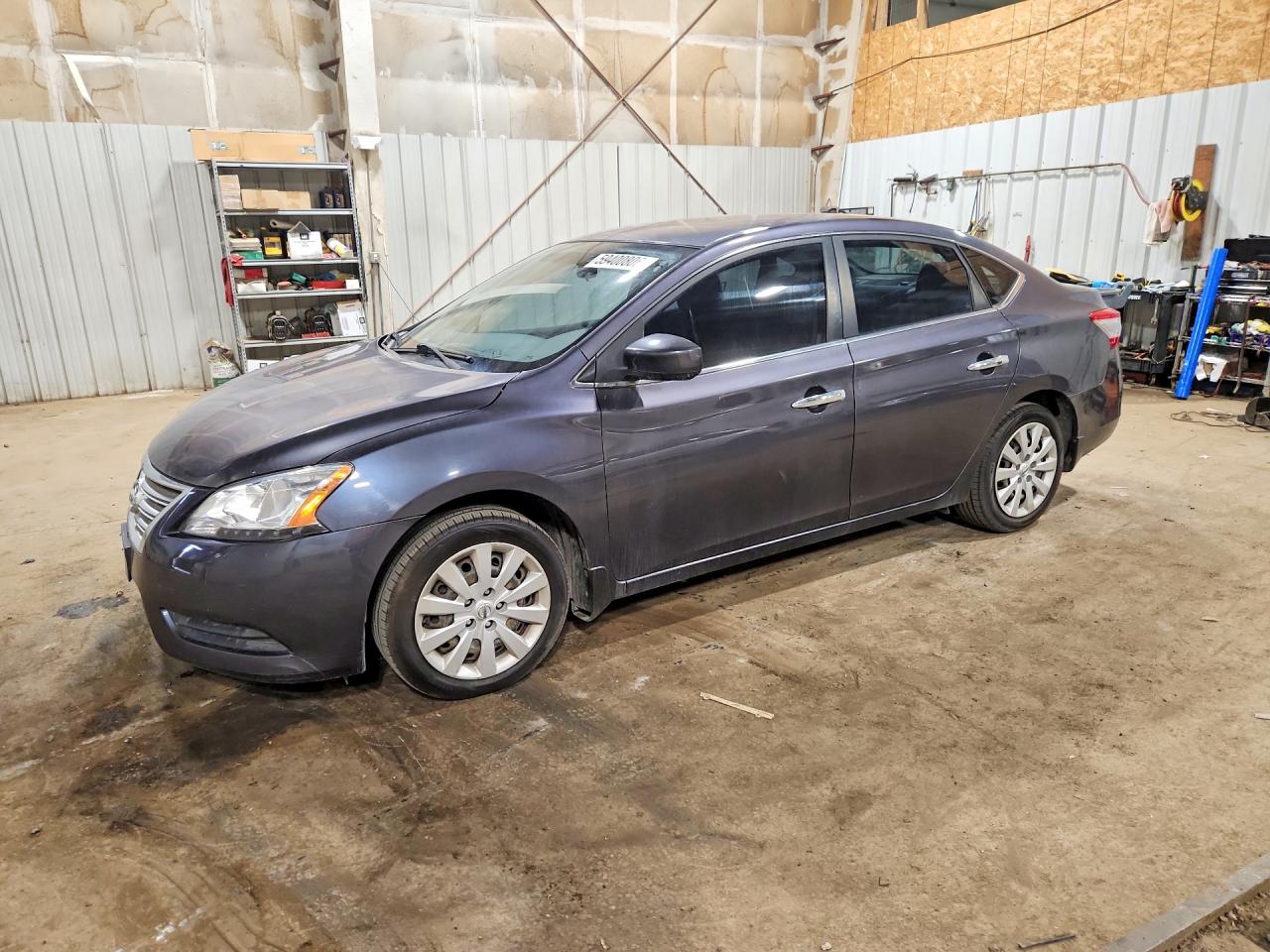 2013 Nissan Sentra S Silver vin: 3N1AB7AP8DL634106
