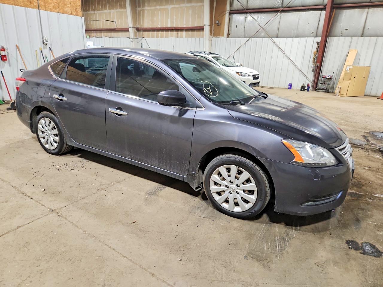 2013 Nissan Sentra S Silver vin: 3N1AB7AP8DL634106