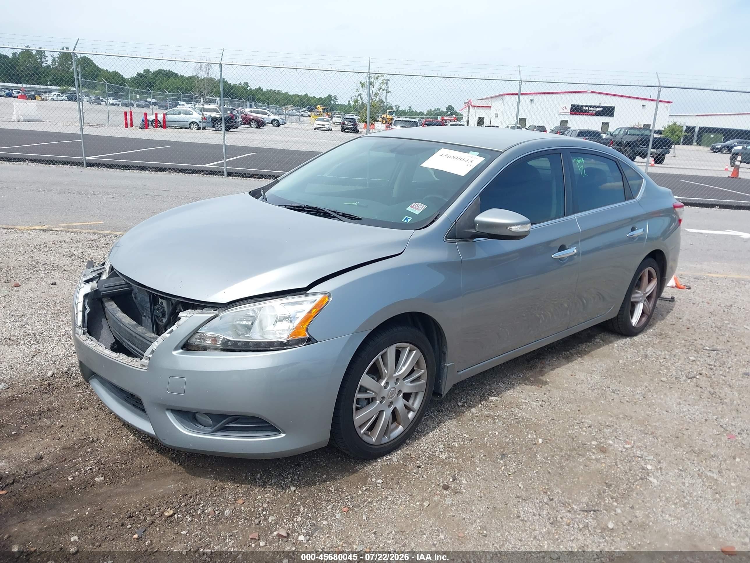 2013 Nissan Sentra Sl Gray vin: 3N1AB7AP8DL643260