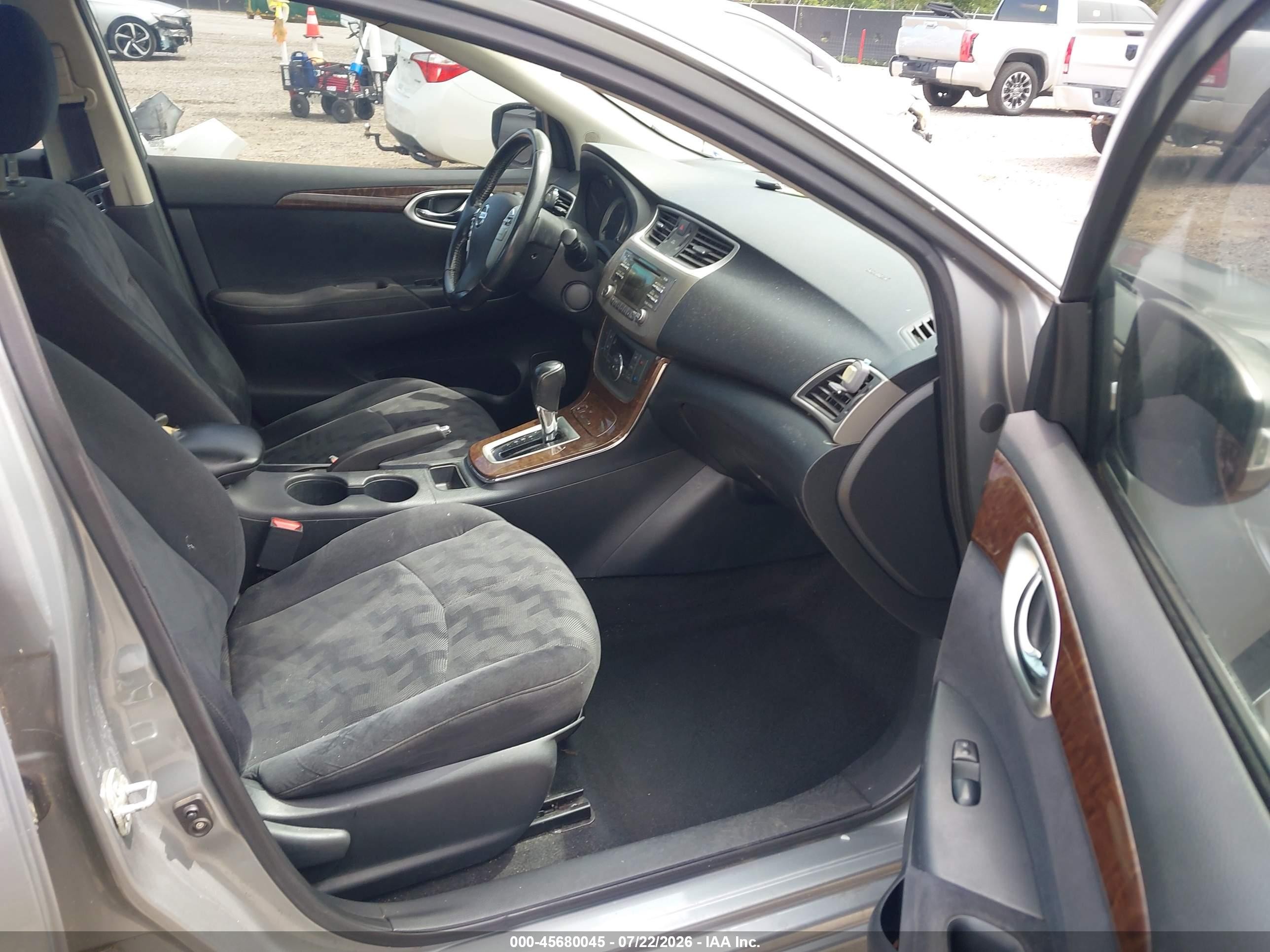 2013 Nissan Sentra Sl Gray vin: 3N1AB7AP8DL643260