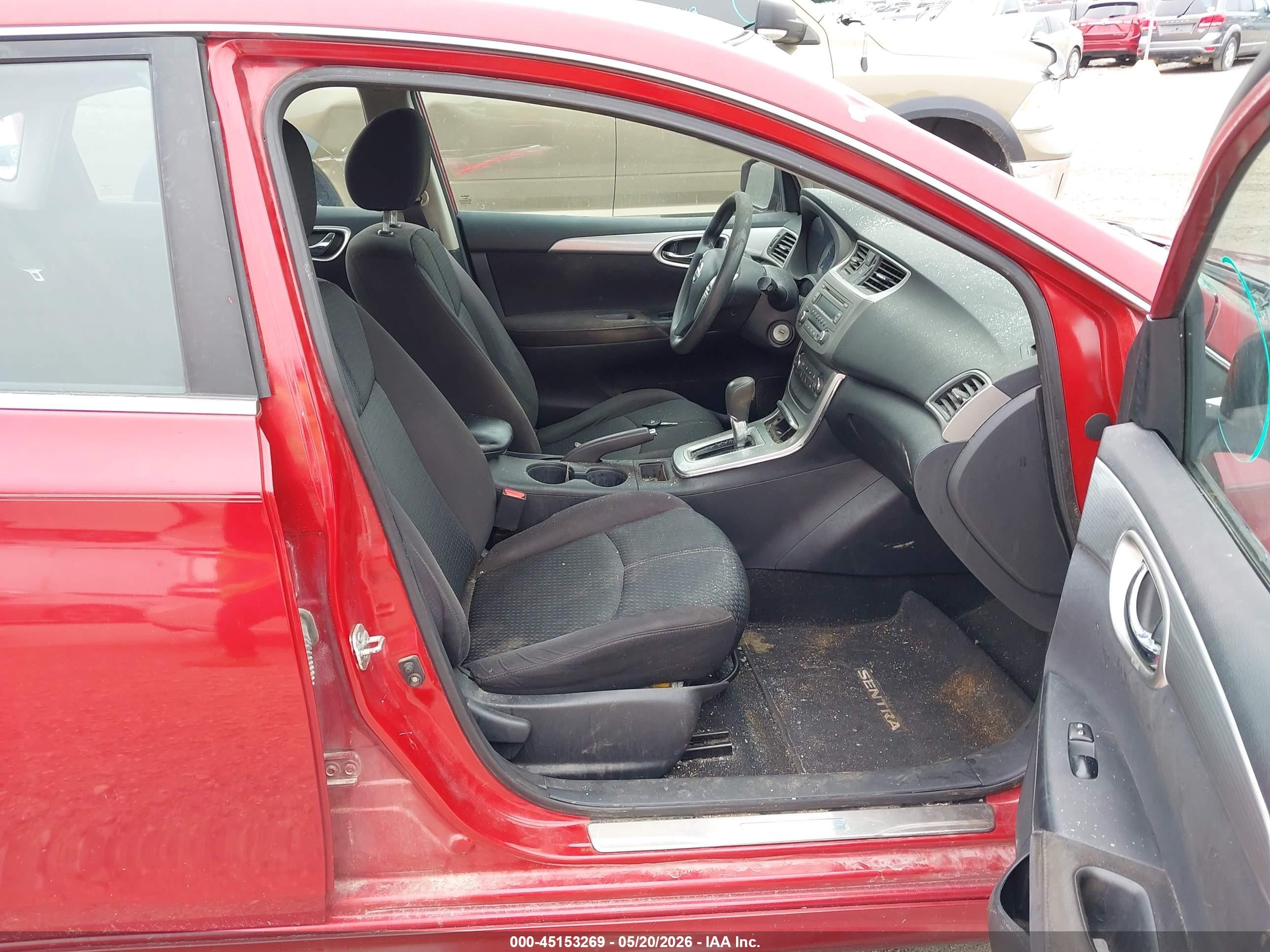 2013 Nissan Sentra Sr Red vin: 3N1AB7AP8DL656543