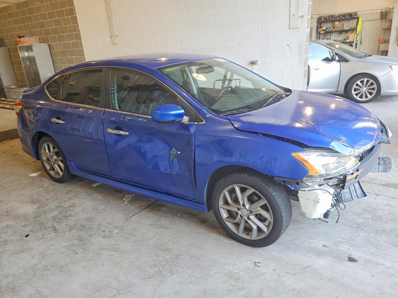 2013 Nissan Sentra S Синий vin: 3N1AB7AP8DL667686