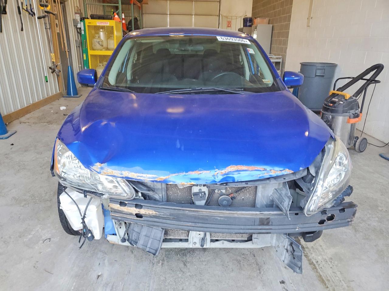2013 Nissan Sentra S Синий vin: 3N1AB7AP8DL667686