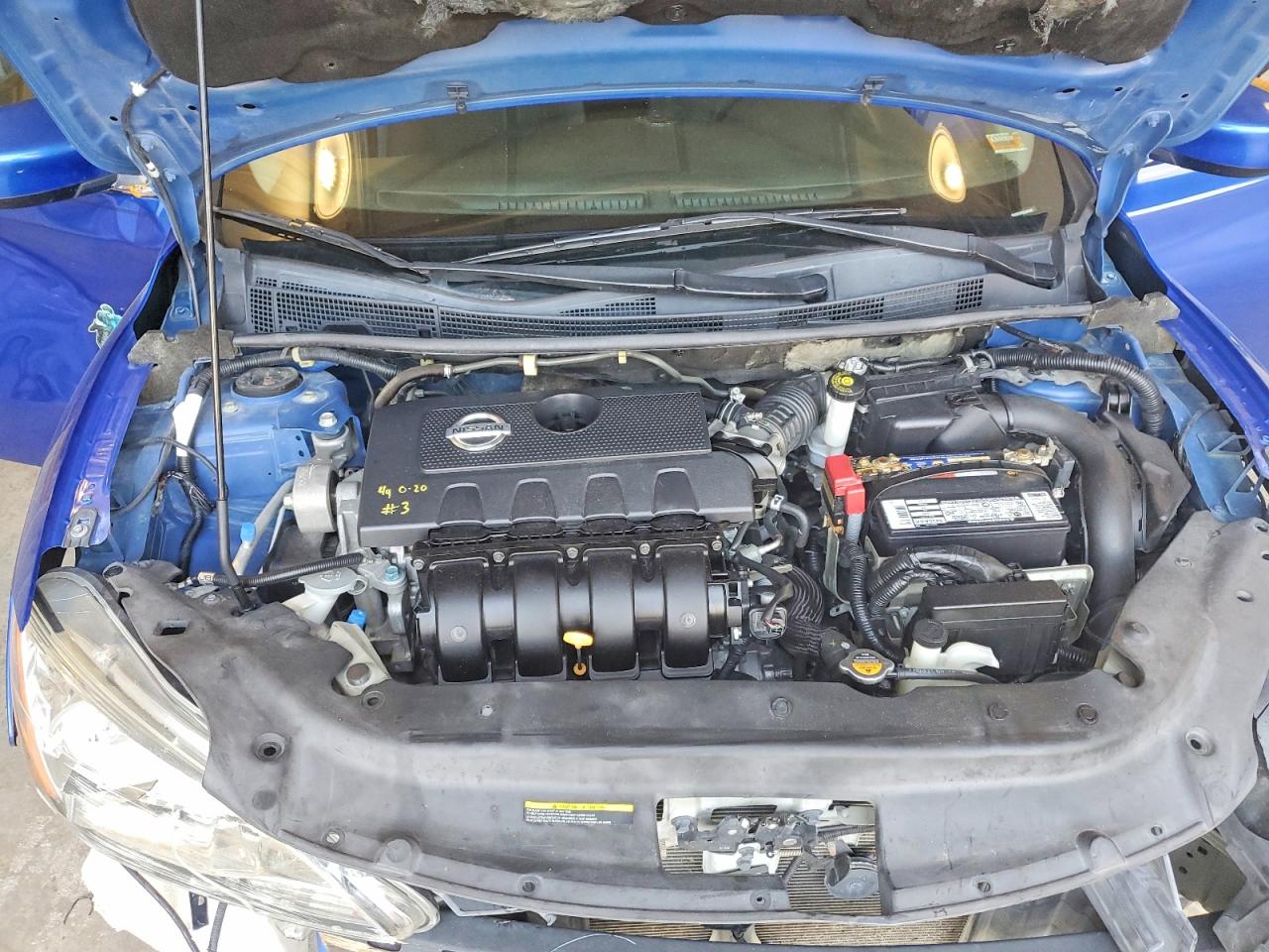 2013 Nissan Sentra S Синий vin: 3N1AB7AP8DL667686