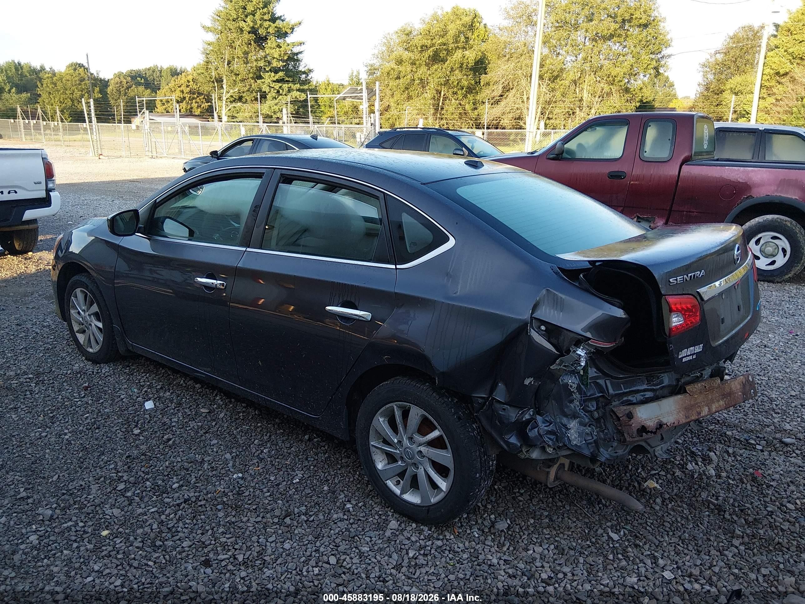 2013 Nissan Sentra Sv Gray vin: 3N1AB7AP8DL669616