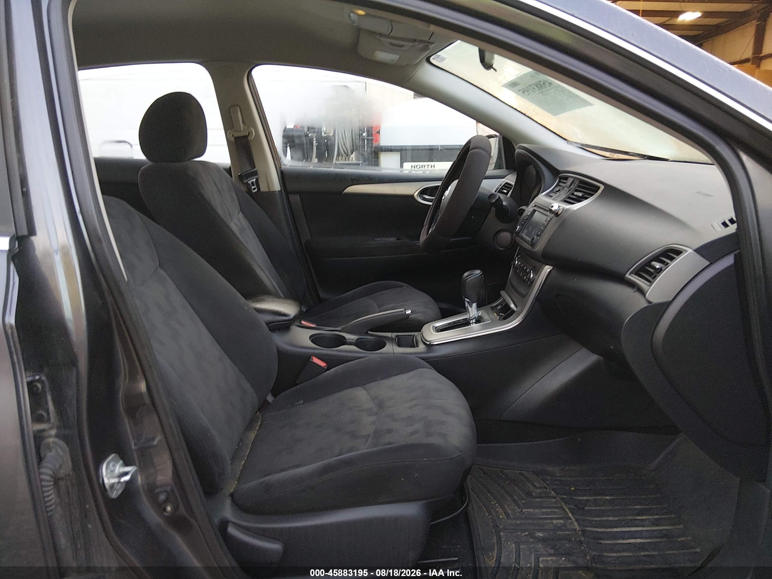 2013 Nissan Sentra Sv Gray vin: 3N1AB7AP8DL669616
