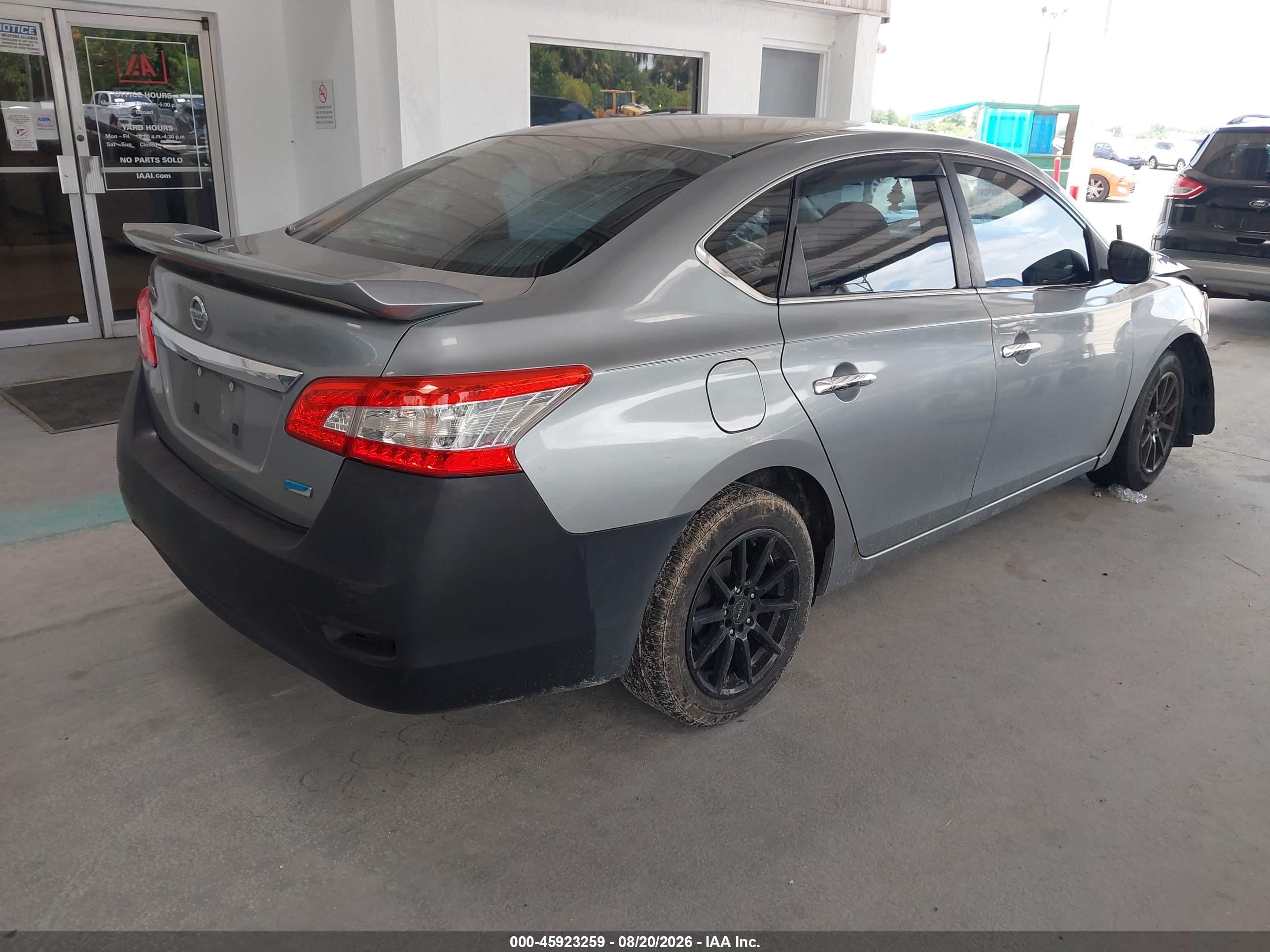 2013 Nissan Sentra S Silver vin: 3N1AB7AP8DL675898