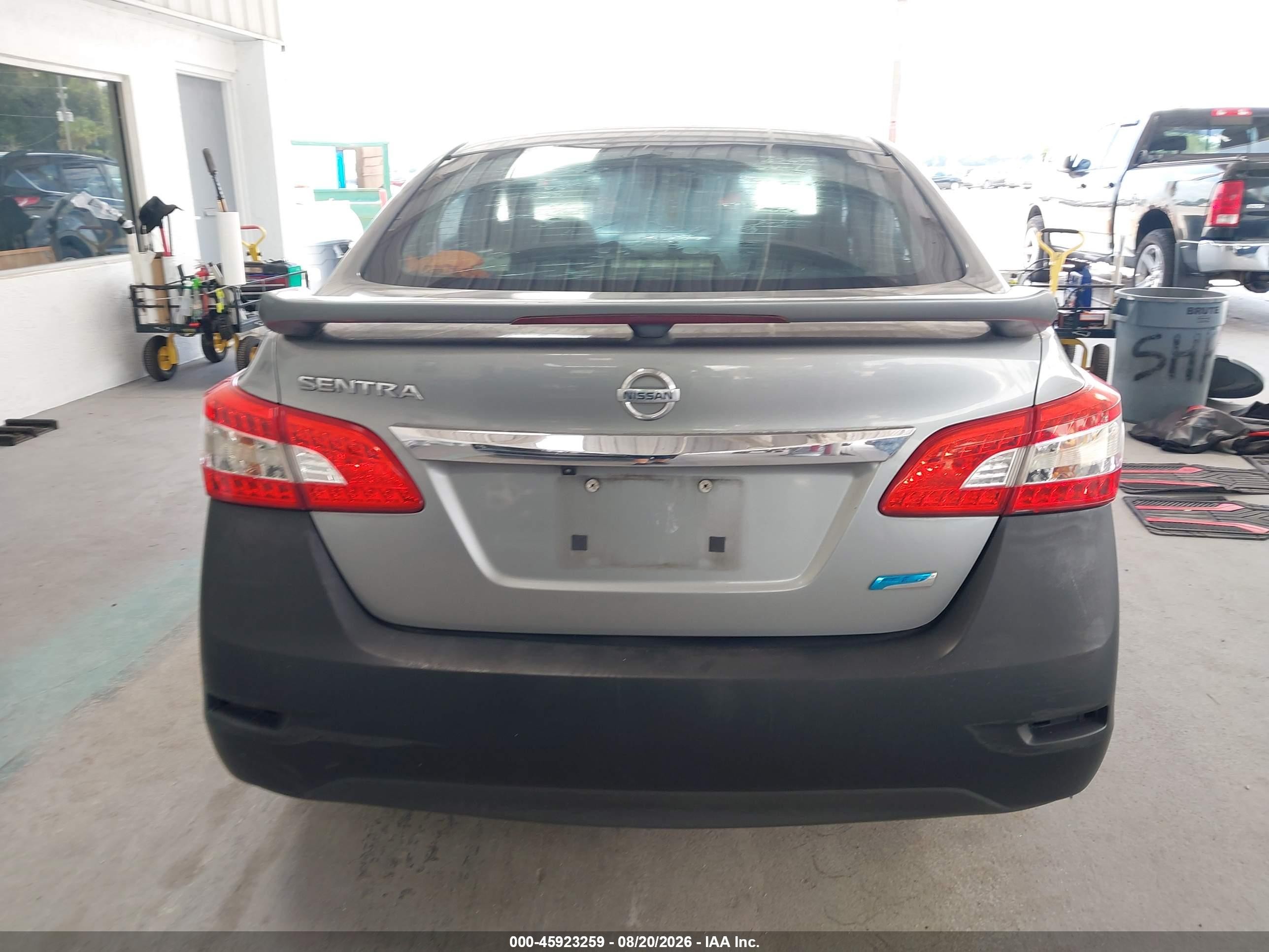 2013 Nissan Sentra S Silver vin: 3N1AB7AP8DL675898