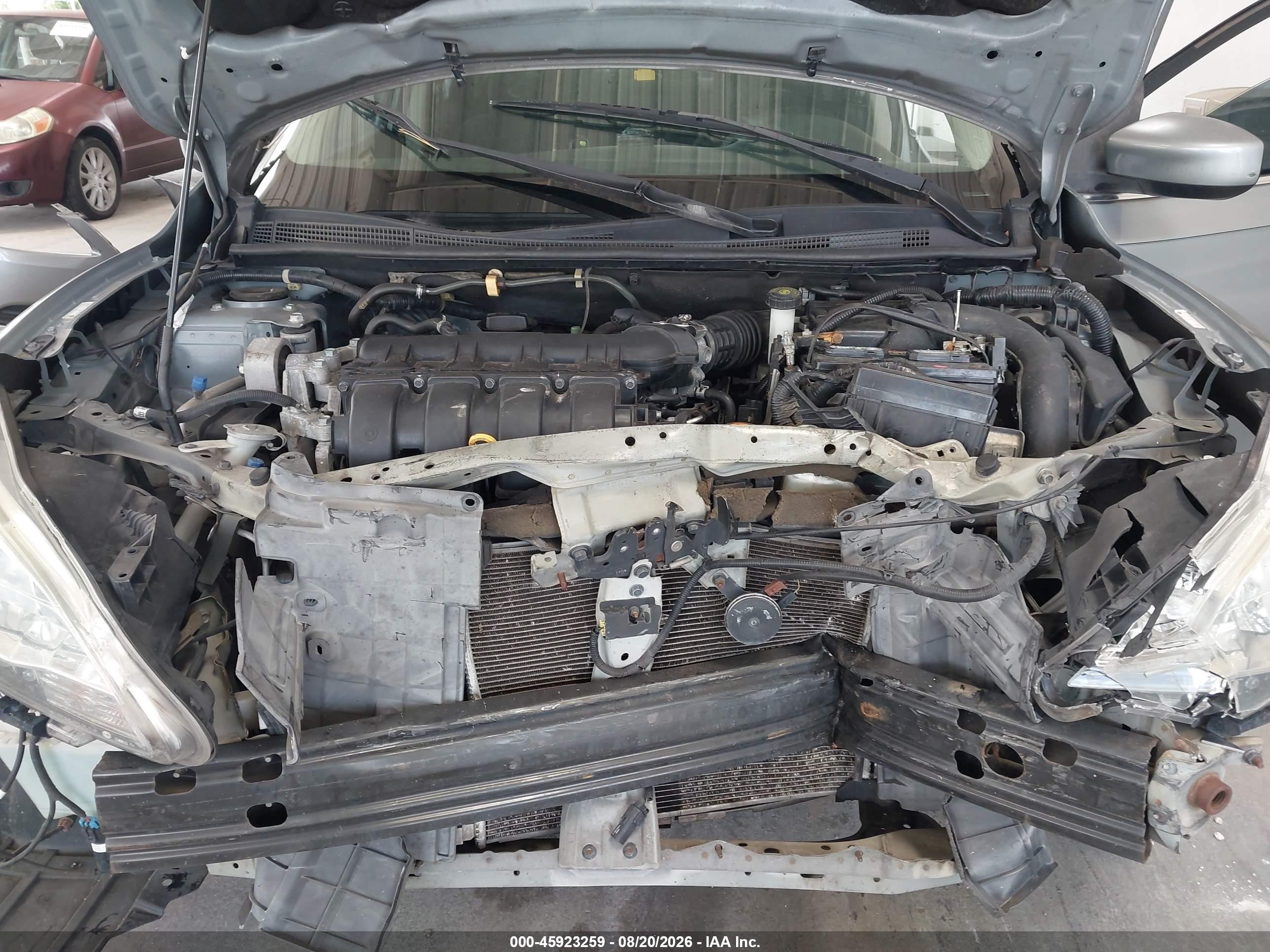 2013 Nissan Sentra S Silver vin: 3N1AB7AP8DL675898