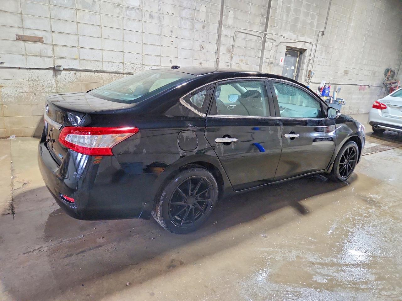 2013 Nissan Sentra S Black vin: 3N1AB7AP8DL681751