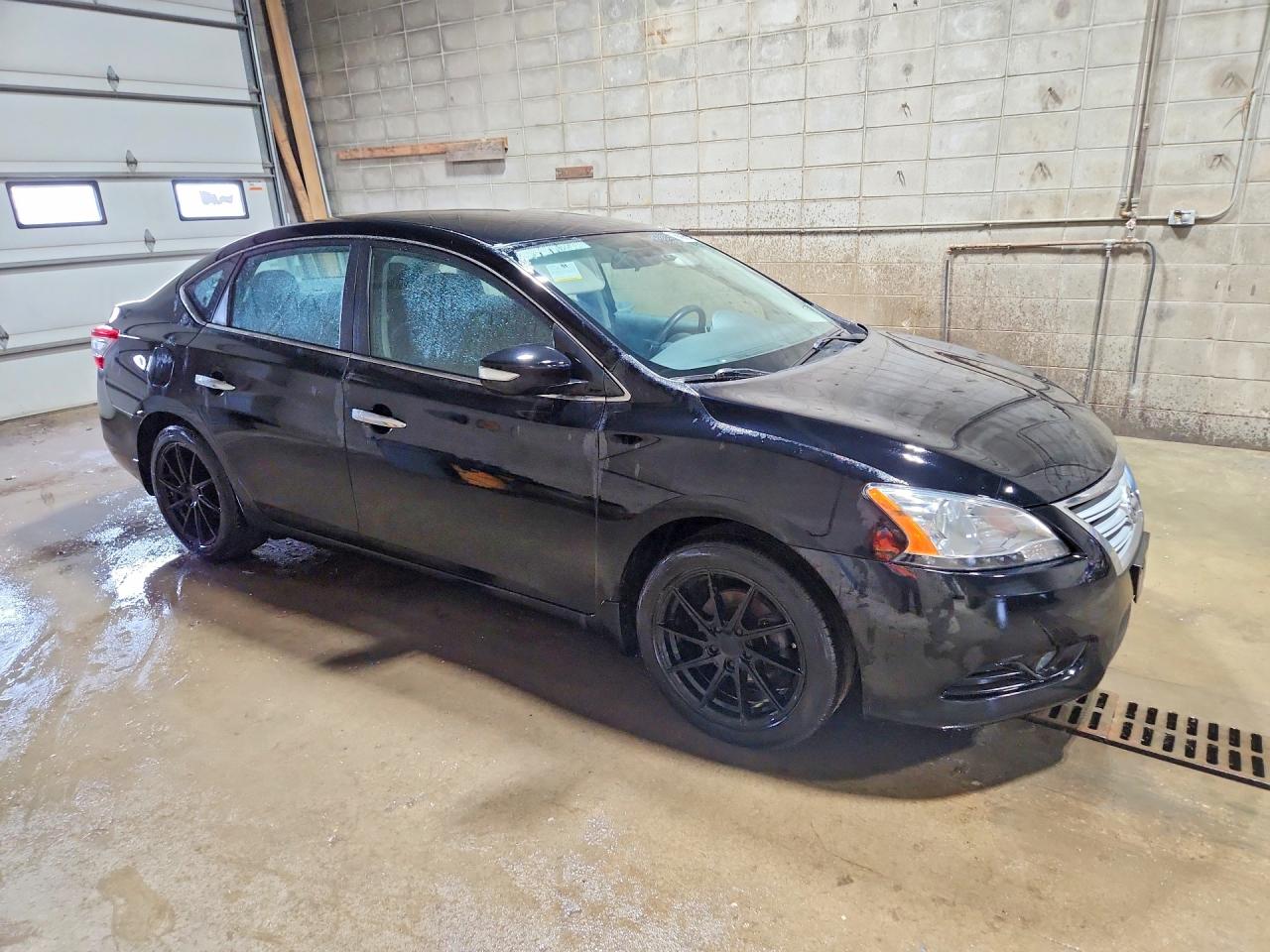 2013 Nissan Sentra S Black vin: 3N1AB7AP8DL681751