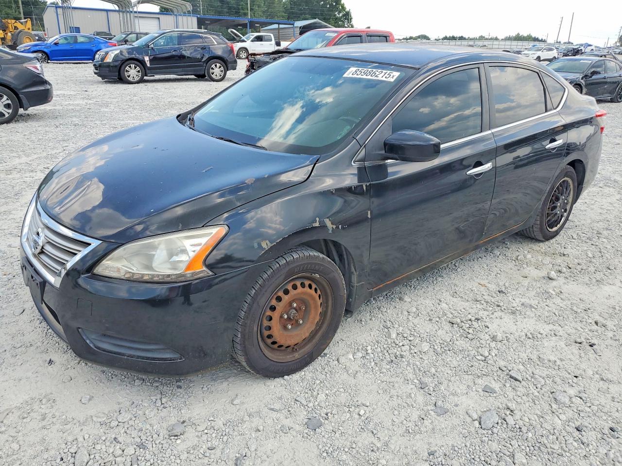 2013 Nissan Sentra S Black vin: 3N1AB7AP8DL691499