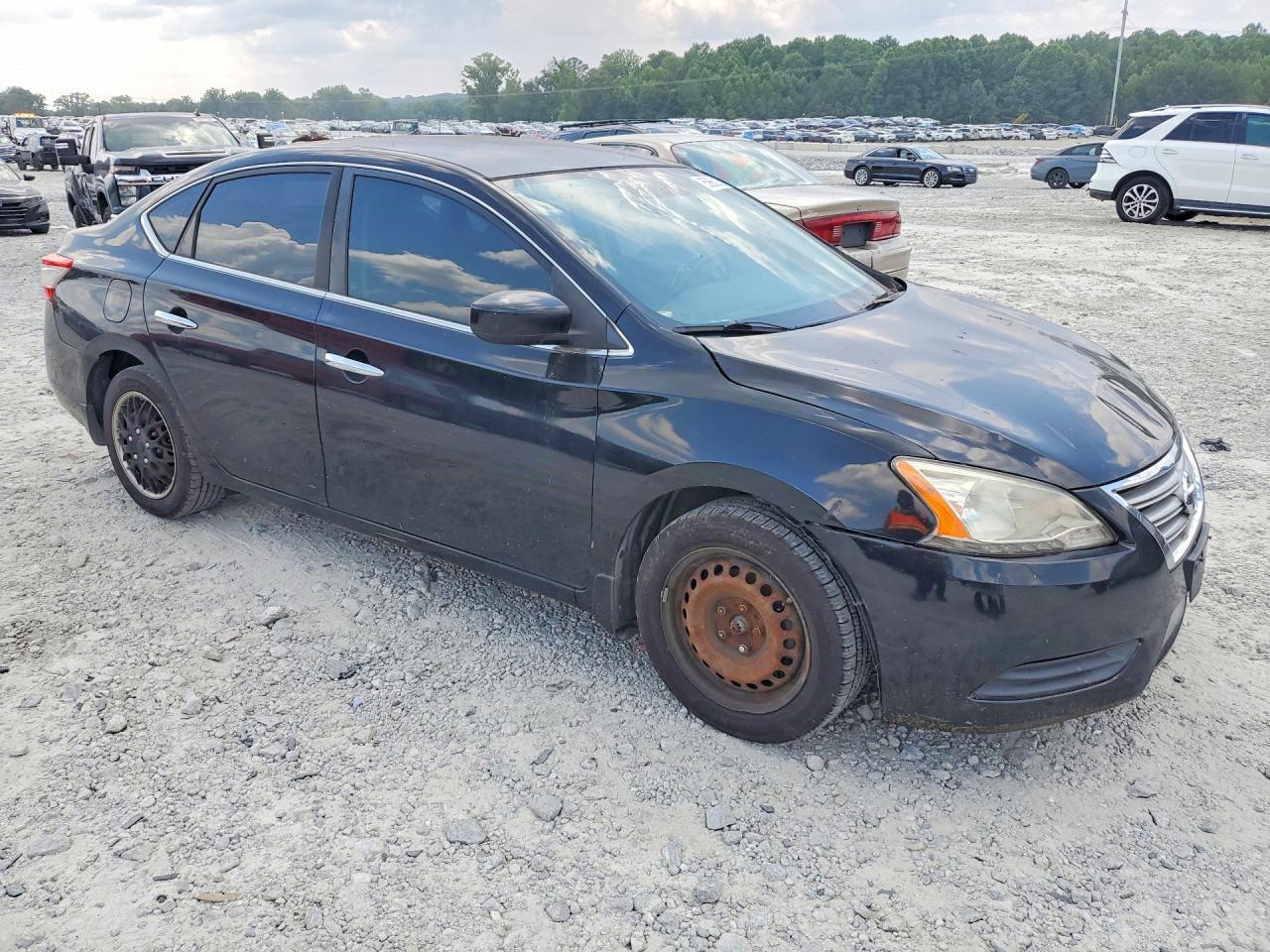 2013 Nissan Sentra S Black vin: 3N1AB7AP8DL691499