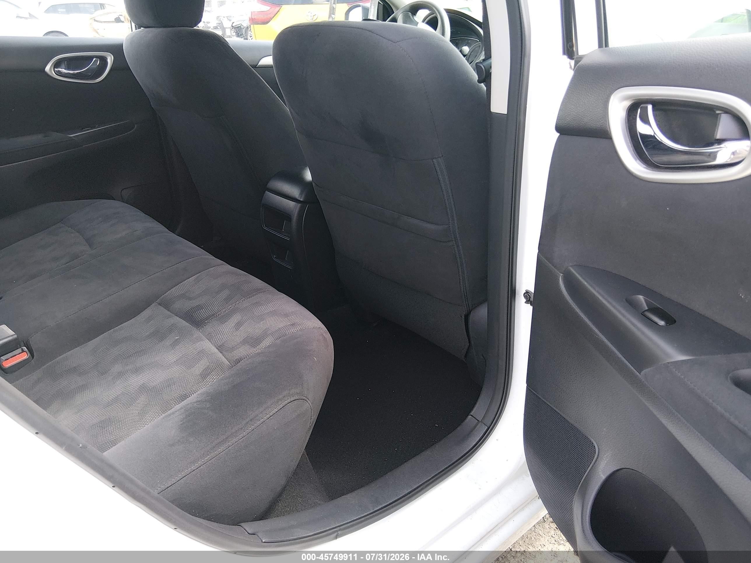 2013 Nissan Sentra Sv White vin: 3N1AB7AP8DL698646
