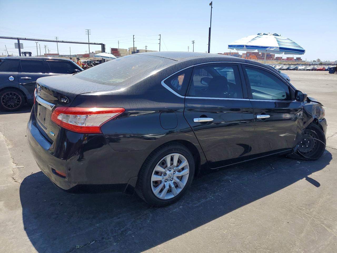 2013 Nissan Sentra S Black vin: 3N1AB7AP8DL704753