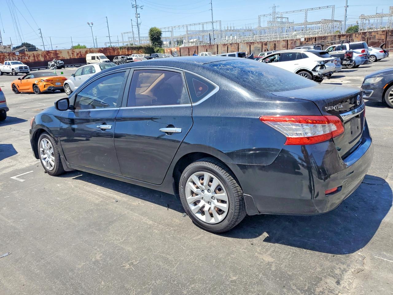 2013 Nissan Sentra S Black vin: 3N1AB7AP8DL704753