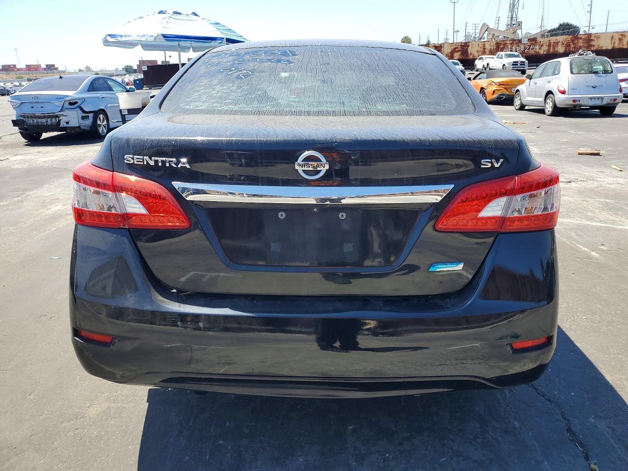 2013 Nissan Sentra S Black vin: 3N1AB7AP8DL704753