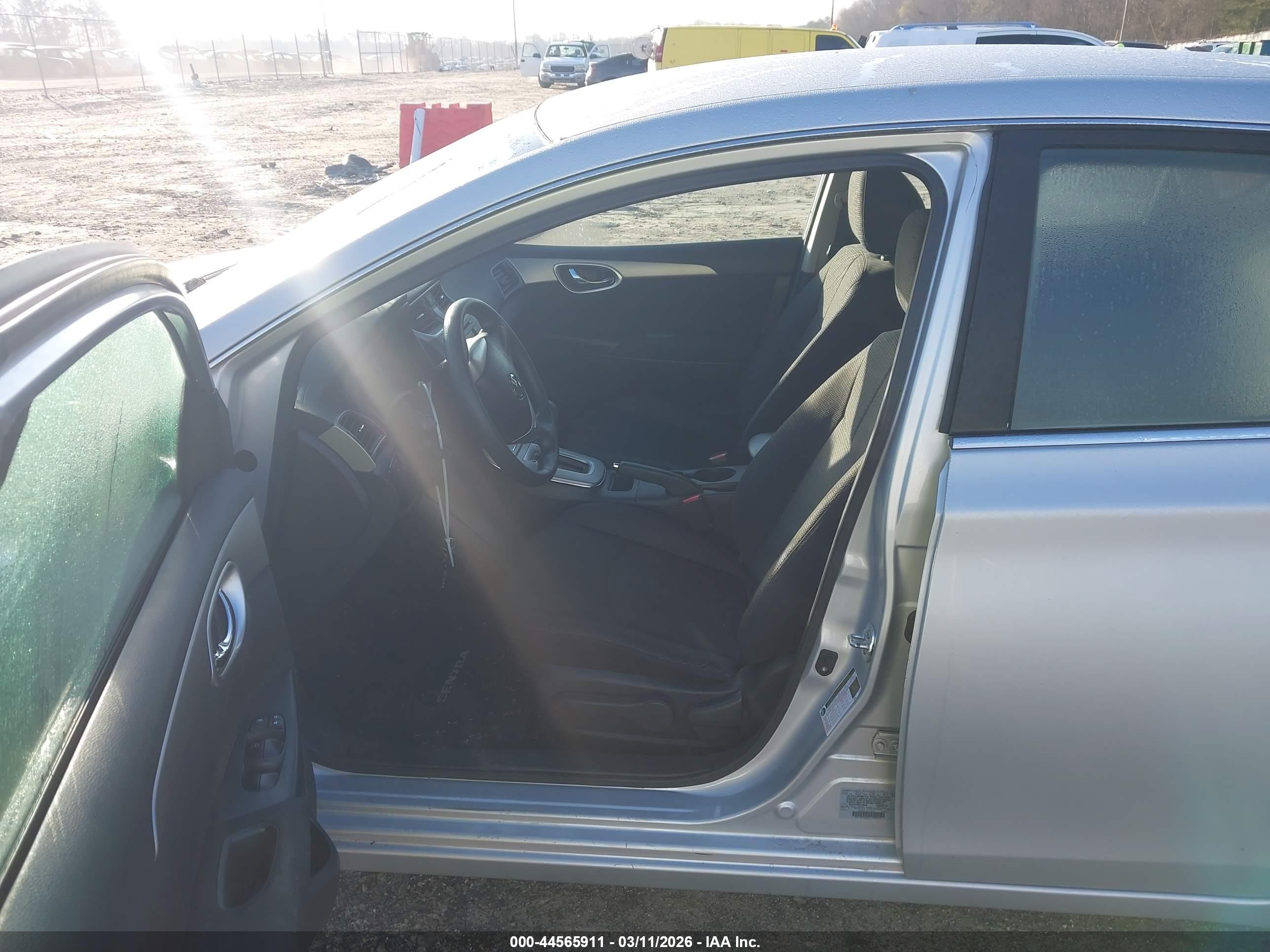 2013 Nissan Sentra S Silver vin: 3N1AB7AP8DL729443