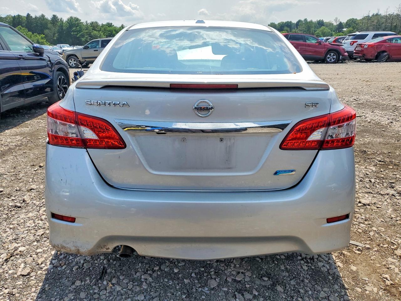 2013 Nissan Sentra S Silver vin: 3N1AB7AP8DL729460