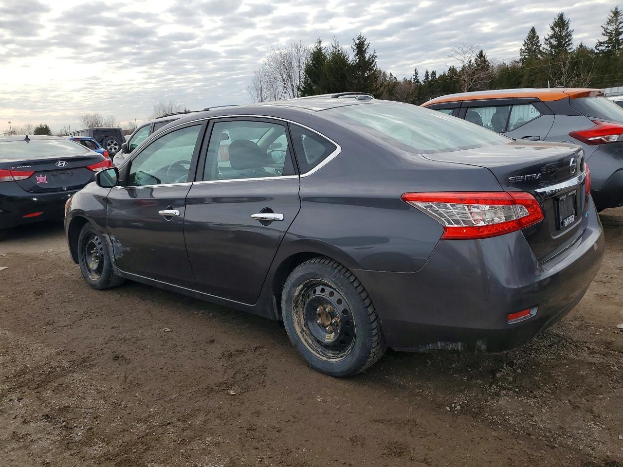 2013 Nissan Sentra S Gray vin: 3N1AB7AP8DL740359