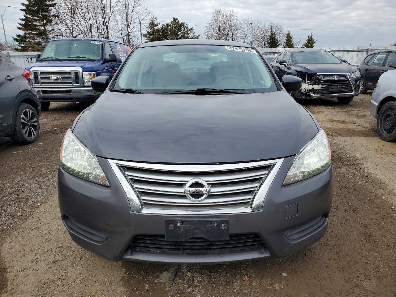 2013 Nissan Sentra S Gray vin: 3N1AB7AP8DL740359