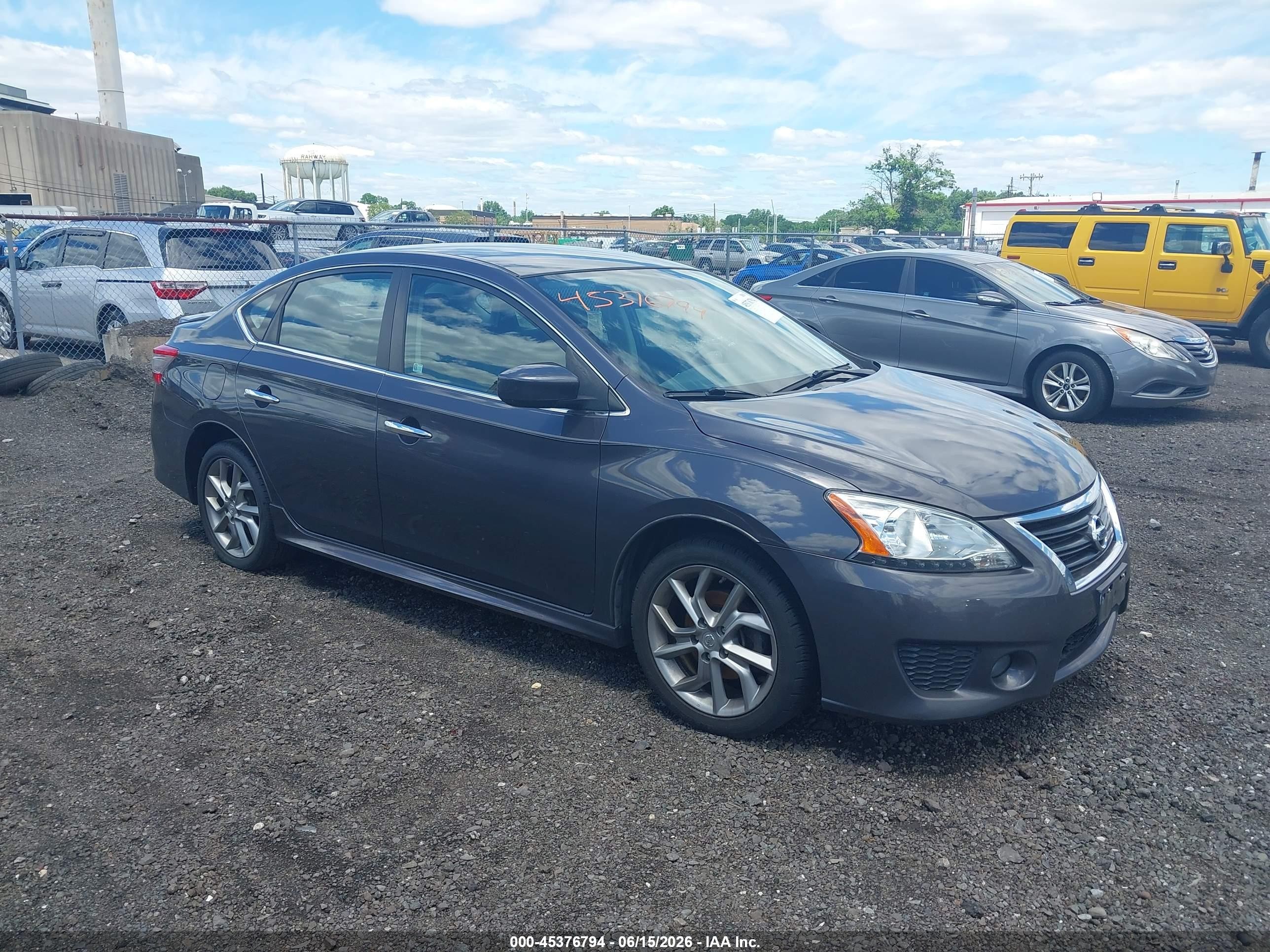 2013 Nissan Sentra Sr Gray vin: 3N1AB7AP8DL746596
