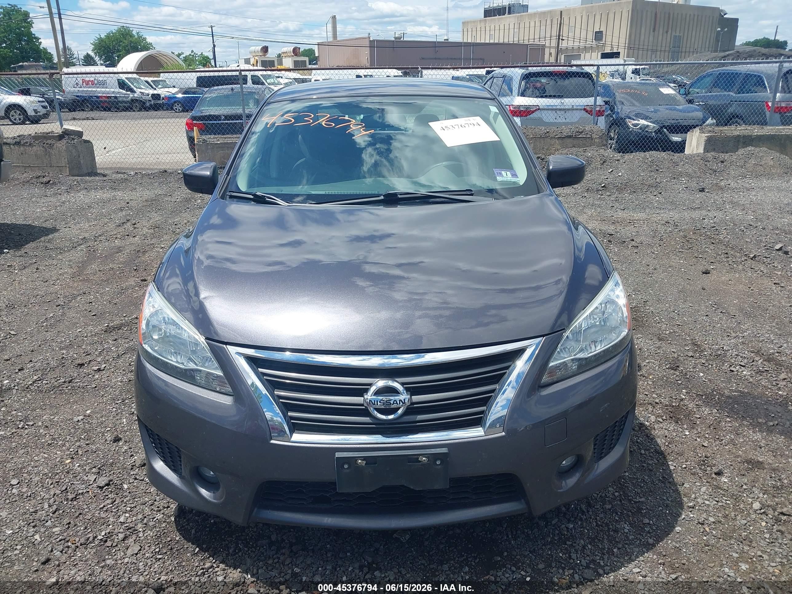2013 Nissan Sentra Sr Серый vin: 3N1AB7AP8DL746596