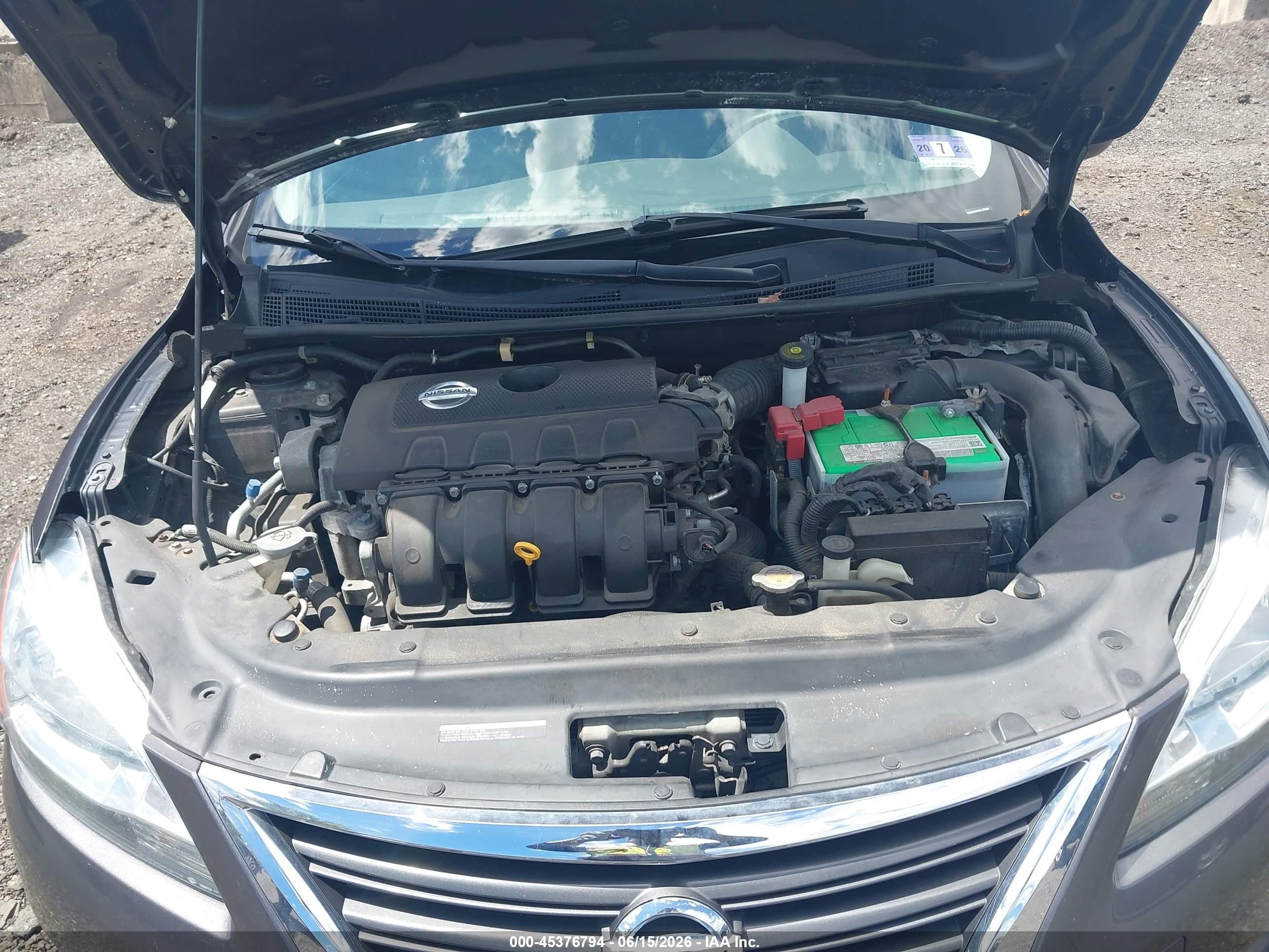 2013 Nissan Sentra Sr Серый vin: 3N1AB7AP8DL746596