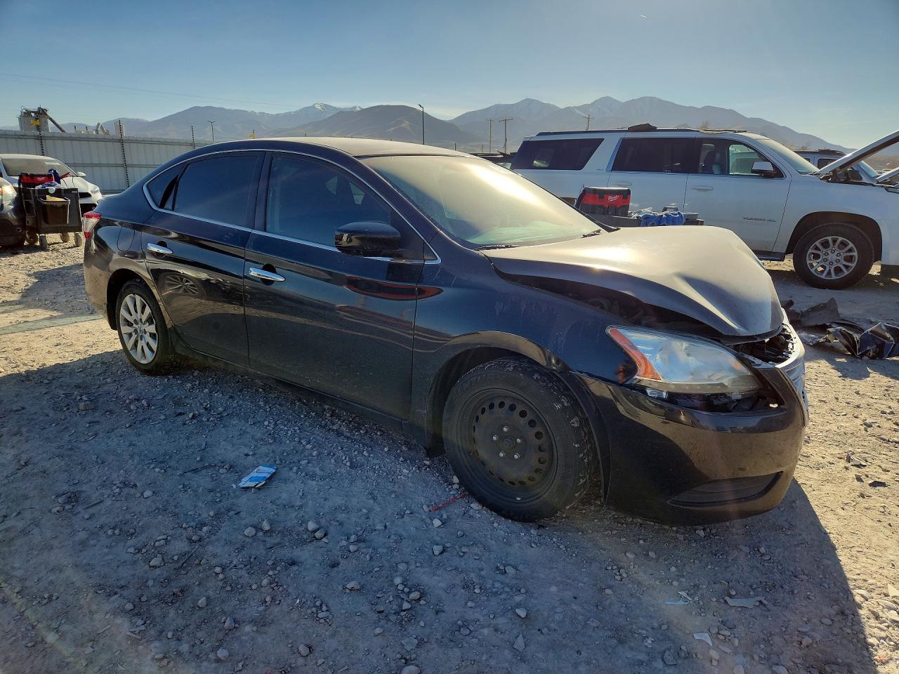 2013 Nissan Sentra S Black vin: 3N1AB7AP8DL751328