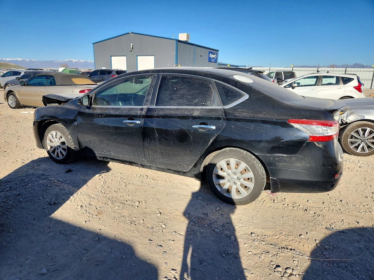 2013 Nissan Sentra S Black vin: 3N1AB7AP8DL751328