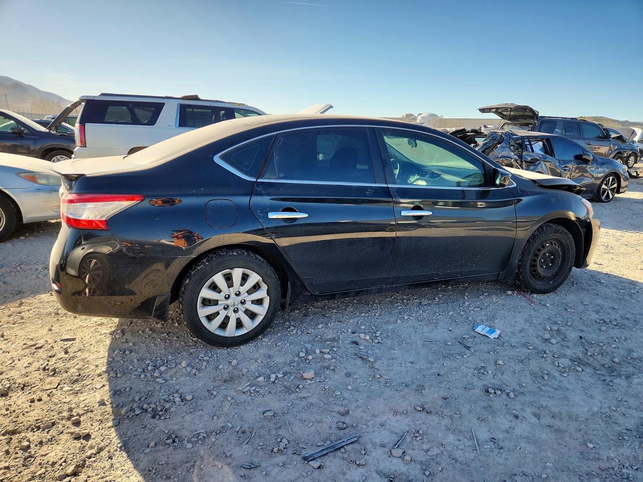 2013 Nissan Sentra S Black vin: 3N1AB7AP8DL751328